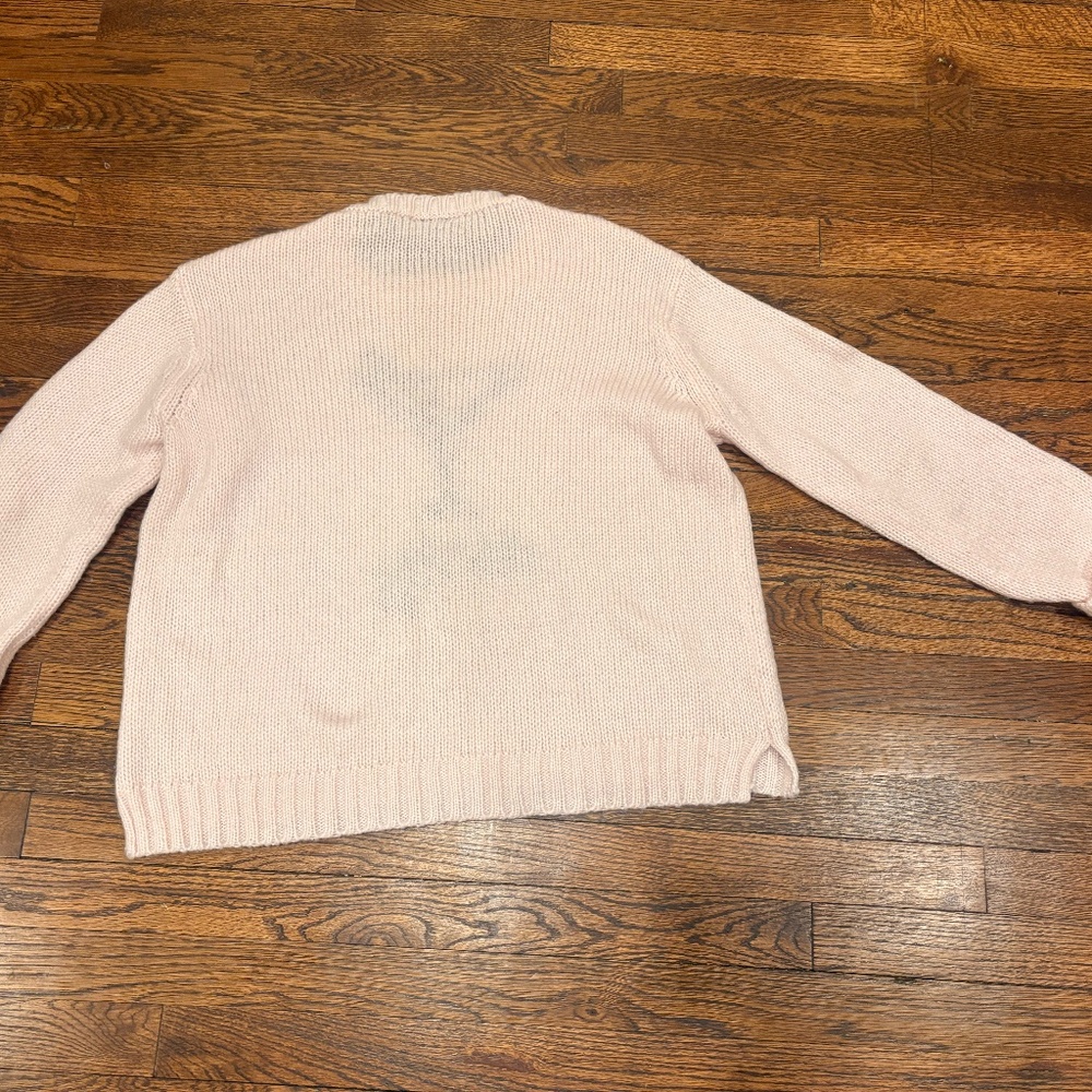 Wooden Ships Martini Crewneck Caprice Pink Sweater Women’s M/L - Picture 5 of 5